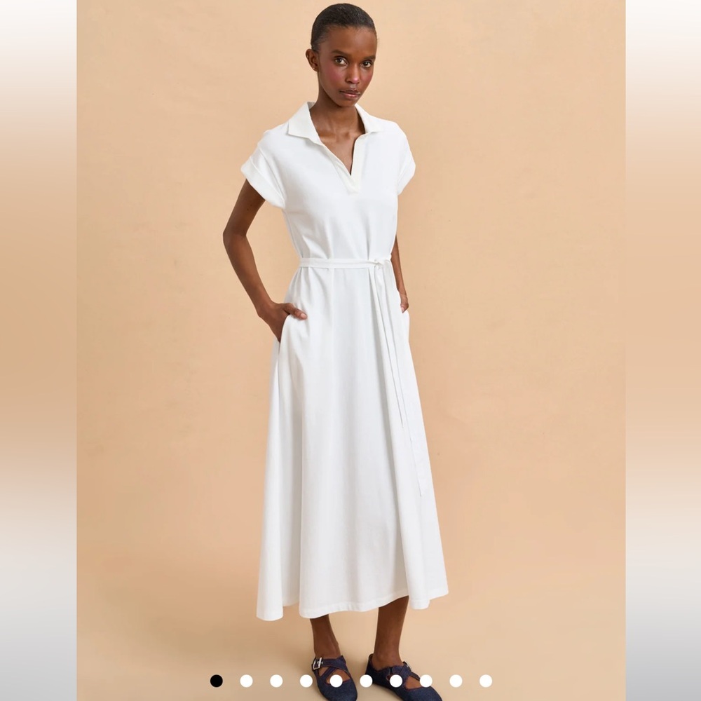 La Ligne White Polo Andie Dress